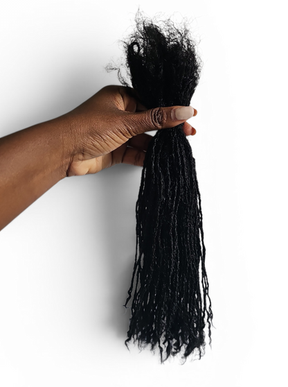 Human Hair Sisterlocks Hair Extensions ( Handmade)